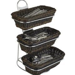 Exhibition stand, presentation and serving