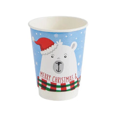 Pahar carton Craciun cu perete dublu