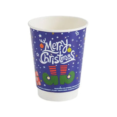 Pahar carton Craciun cu perete dublu