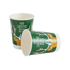 Pahar carton Craciun cu perete dublu