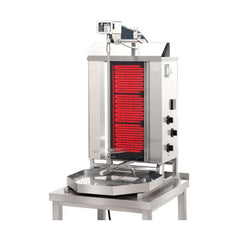 Aparat pentru shaorma electric, 3 arzătoare ceramice Potis CE3