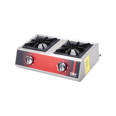 Aragaz de banc, GPL sau gaz, cu 2 arzătoare, Seria Mini, DRNMO-2