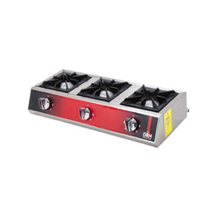 Aragaz de banc, GPL sau gaz, cu 3 arzătoare, Seria Mini, DRNMO-3