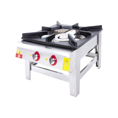 Floor stove, LPG or gas, with 2 burners 70x80cm, DRNKS-7072