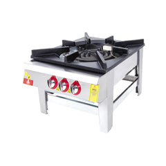 Floor stove, LPG or gas, with 4 burners 70x80cm, DRNKS-7074