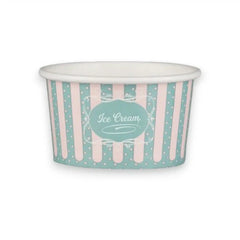 Cardboard ice cream cup