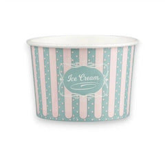 Cardboard ice cream cup