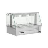 Bain Marie cu vitrină, de banc, 3 GN1/1, Inomak