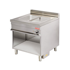 Elektrisches Bain-Marie, 58 Liter, auf offenem Ständer, Linie 900, Arisco