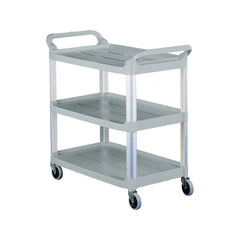 Serving trolley-chef, polypropylene, with 3 shelves, 850x430x950mm