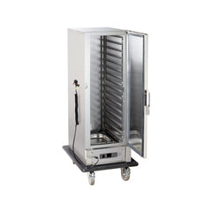 Beheizter Schrank, 15 GN1/1-Führungen auf Rollen, BQ15N2