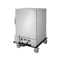 Beheizter Schrank, 6 GN2/1-Führungen auf Rollen, BQ0