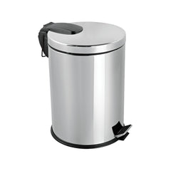 Stainless steel pedal trash can