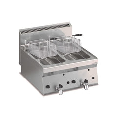 Electric fryer, 10+10 liters, benchtop, Line 650, Silko