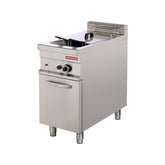 Friteuză electrică, 24 litri, pe suport cu uși, Linia 900, Arisco