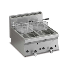 Gasfritteuse, 8+8 Liter, Tischgerät, Line 650, Silko