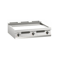 Fry-top electric dublu, platou neted cromat, de banc, Linia 900, Silko