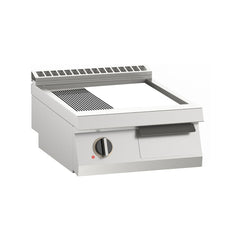 Fry-top electric mediu, platou mixt cromat, de banc, Linia 900, Silko