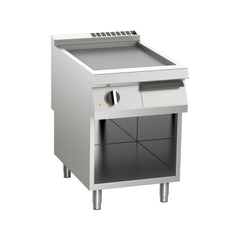 Fry-top electric mediu, platou neted, pe suport deschis, Linia 700, Silko