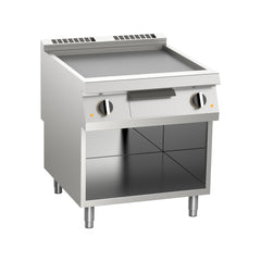 Fry-top pe gaz mare, platou neted, pe suport deschis, Linia 700, Silko