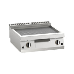 Fry-top pe gaz mare, platou striat, de banc, Linia 900, Silko