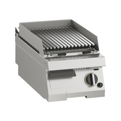 Gas benchtop volcanic rock grill, 400mm, Line 900, Silko