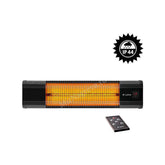 Încălzitor terasă cu infraroșu, negru, cu telecomandă, seria LXV-HRS 2500W