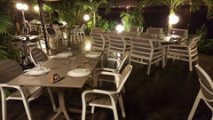 Masă cu blat 70x70 cm, tortora Clip 70