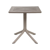 Masă cu blat 70x70 cm, tortora Clip 70