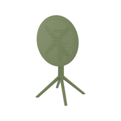 Masă cu blat rabatabil Ø60 cm, olive Sky