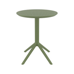 Masă cu blat rabatabil Ø60 cm, olive Sky