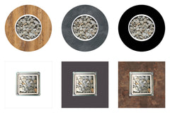 Masă rotunda pentru terasă, cu încălzire, 100x100x79cm, Boutique, Engasco