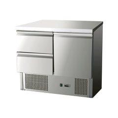 Cold table with 1 door, 2 drawers and bottom unit, GMS901-2D, Bonner