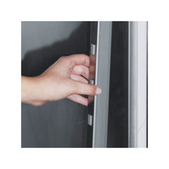 Kühltheke mit einer Tür, sechs GN1/2-Schubladen, Seitenschrank, schwarze Ausführung, Linie 700, Inomak