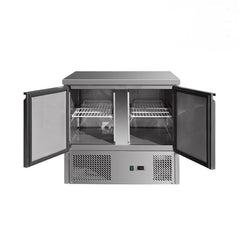 2-door refrigerated table with bottom unit, GMS901, Bonner