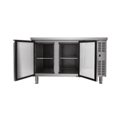 2-door refrigerated table with side unit, GMP2100TN, Bonner