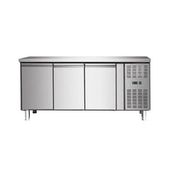 3-door refrigerated table with side unit, GMP3100TN, Bonner
