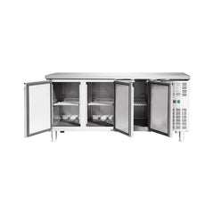Freezer table with 3 doors and side unit, GMP3100BT, Bonner