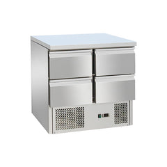Cold table with 4 drawers and bottom unit, GMS901-4D, Bonner