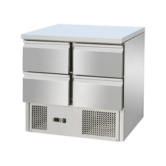 Cold table with 4 drawers and bottom unit, GMS901-4D, Bonner