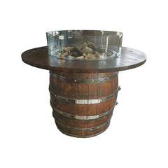 Masă rotunda pentru terasă, cu încălzire, 120x120x79cm, Boutique, Engasco