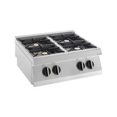 Mașină de gătit, GPL sau gaz, de banc, 4 arzătoare, Linia 700, Silko