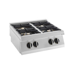 Mașină de gătit, GPL sau gaz, de banc, 4 arzătoare, Linia 900, Silko