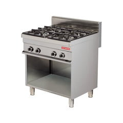 Mașină de gătit, GPL sau gaz, pe suport deschis, 4 arzătoare, Linia 700, Arisco