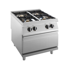 Mașină de gătit, GPL sau gaz, pe suport și cuptor electric, 4 arzătoare, Linia 700, Silko