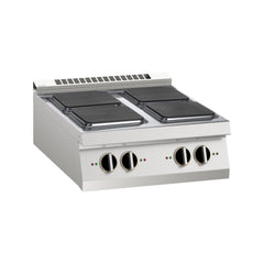 Elektrischer Tischherd, 4 quadratische Kochfelder, Serie 700, Silko