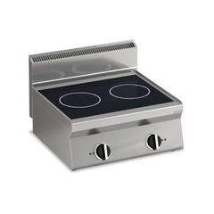 Electric countertop cooker with 2 induction hobs, Line 650, Silko