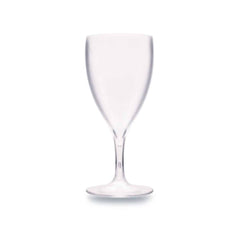 Premium reusable plastic wine glass