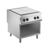 Plită electrică cu blat solid, pe suport deschis, cu 4 zone gătit, Silko linia 900