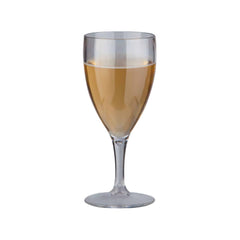 Premium reusable plastic wine glass